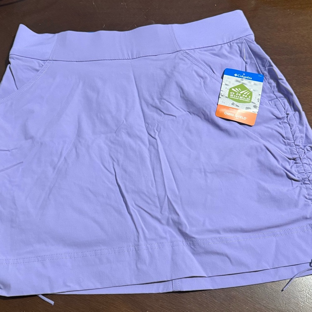 Columbia Light Purple adjustable sides Skort. NWT size M - Picture 2 of 9
